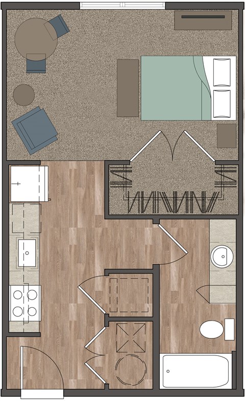 Melissa Grove | Studio 468 SF | Senior Living in Jacksonville